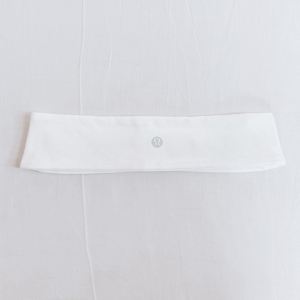 white lululemon headband